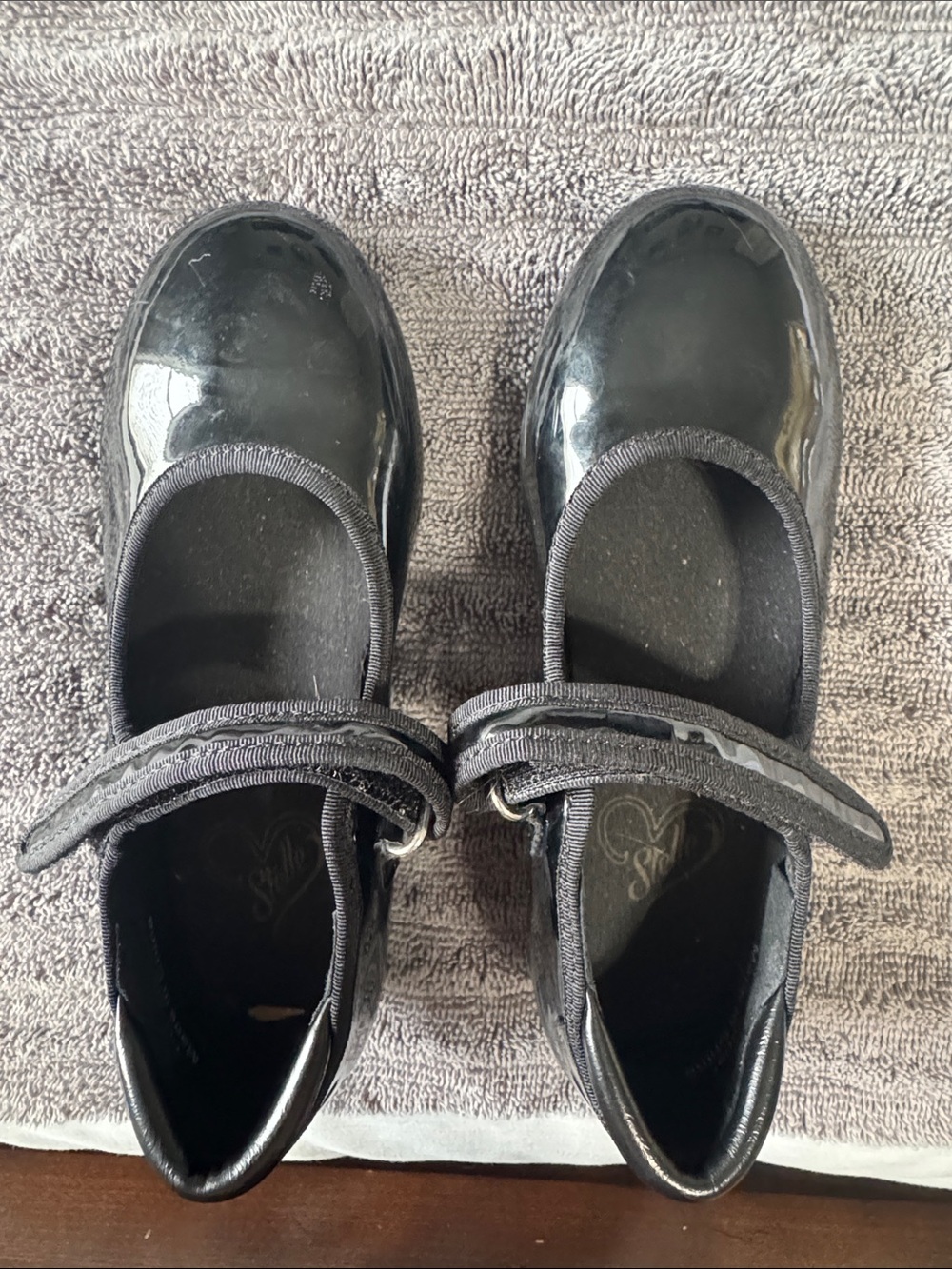 Girls' Black Mary Jane Tap Shoes - Classic Slip-On with Strap